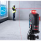 Лазерний нівелір Bosch GLL 3-80 С Professional, акб GBA 12V 2 Ah і з/п, з тримачем BM 1, мішенню, чохлом, у кейсі
