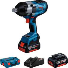 Акумуляторний ударний гайковерт Bosch GDS 18V-1050 H Professional, 2 акб GBA 5 Ah і з/п GAL 18V-40, в L-Boxx 136