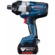 Акумуляторний ударний гайковерт Bosch GDS 18V-1050 H Professional, 2 акб GBA 5 Ah і з/п GAL 18V-40, в L-Boxx 136