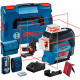Лазерний нівелір Bosch GLL 3-80 С Professional, акб GBA 12 V 2 Ah і з/п, з приймачем LR 7, тримачем BM 1, в кейсі