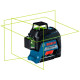 Лазерний нівелір Bosch GLL 3-80 G Professional, в кейсі