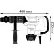 Відбійний молоток Bosch GSH 500 Professional у чемодані з пікоподібним зубилом