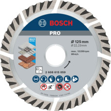 Алмазний диск відрізний Bosch PRO Multi Material 125х22.23х2 мм, 10 шт