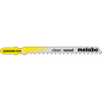 25 пилкових полотен для лобзиків «clean wood», 74/ 4,0 мм (623609000)