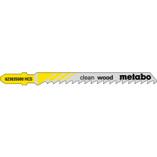 25 пилкових полотен для лобзиків «clean wood», 74/ 4,0 мм (623609000)