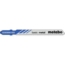 5 пилкових полотен для лобзиків «basic metal», 66/ 0,7 мм (623636000)
