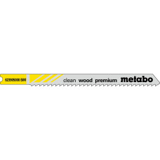 5 пилкових U-подібних полотен для лобзиків «clean wood premium», 82/2,5 мм (623905000)