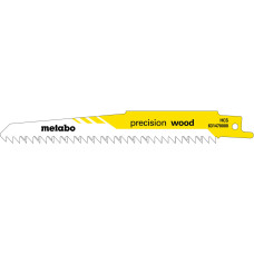 100 пилкових полотен для шабельних пилок «precision wood», 150 x 1,25 мм (631458000)