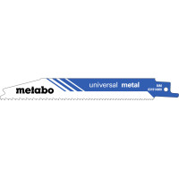 5 пилкових полотен для шабельних пилок «universal metal», 150 x 0,9 мм (631914000)