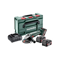 Акумуляторна кутова шліфувальна машина Metabo W 18 L 9-125 Quick Set (602249960)