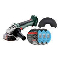Акумуляторна кутова шліфувальна машина Metabo W 18 L BL 9-125 Set (691224000)