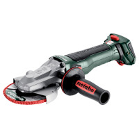 Акумуляторна кутова шліфувальна машина з плоским корпусом редуктора Metabo WVBF 18 LT BL 11-125 Quick (601307840)
