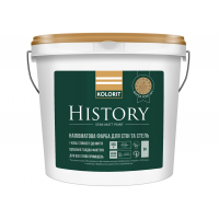 Фарба акрилатна водоемульсійна Kolorit History (база А) напівмат білий 0,9 л