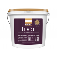Фарба латексна водоемульсійна Kolorit Idol (база А) мат білий 2,7 л