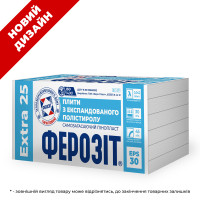 Пінопласт EPS-30 ФЕРОЗІТ 25 EXTRA (9.0 кг/м3)