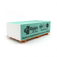 Гіпсокартон вологостійкий Rigips (Польський) 2500х1200х9.5 мм