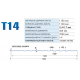 Профнастил (металопрофіль) "Т-14" товщина 0,4 - 0,5 мм (1 кв.м)