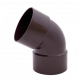 Коліно дворозтрубне Ø100/67º PROFiL 100 мм
