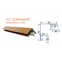 Комплектуючі для металосайдингу "Євробрус" та "Фасадна панель Преміум"