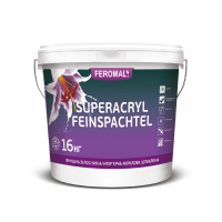 Білосніжна фінішна акрилова шпаклівка SUPERACRYL FEINSPACHTEL FEROMAL 1, 16 кг
