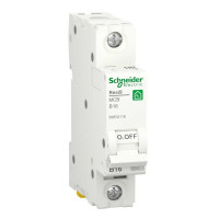 Автоматичний вимикач Schneider 6кА B 1p 16А Resi9 ( R9F02116 )