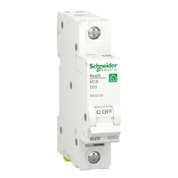 Автоматичний вимикач Schneider 6кА B 1p 20А Resi9 ( R9F02120 )