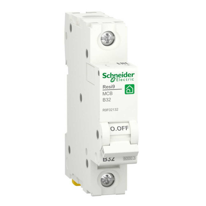 Автоматичний вимикач Schneider 6кА B 1p 32А Resi9 ( R9F02132 )