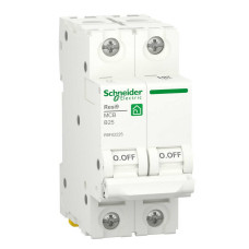 Автоматичний вимикач Schneider 6кА B 2p 25А Resi9 ( R9F02225 )