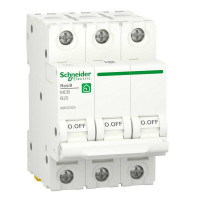 Автоматичний вимикач Schneider 6кА B 3p 25А Resi9 ( R9F02325 )