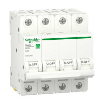 Автоматичний вимикач Schneider 6кА B 4p 25А Resi9 ( R9F02425 )