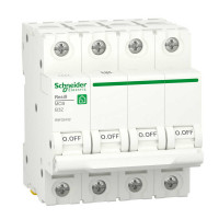 Автоматичний вимикач Schneider 6кА B 4p 32А Resi9 ( R9F02432 )