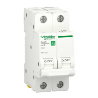 Автоматичний вимикач Schneider 6кА C 2p 32А Resi9 ( R9F12232 )