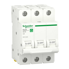 Автоматичний вимикач Schneider 6кА C 3p 06А Resi9 ( R9F12306 )