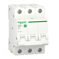Автоматичний вимикач Schneider 6кА C 3p 10А Resi9 ( R9F12310 )