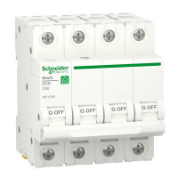 Автоматичний вимикач Schneider 6кА C 4p 40А Resi9 ( R9F12440 )