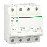 Автоматичний вимикач Schneider 6кА C 4p 63А Resi9 ( R9F12463 )
