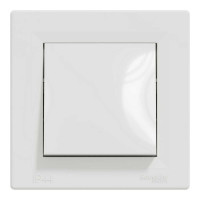 Вимикач Schneider Asfora білий 1кл IP44 з рамкою ( EPH0100221 )
