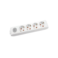Колодка VIKO Multi-Let 4-на з заземленням з вимикачем ( 90118400 )