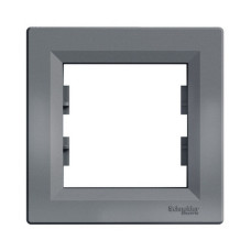 Рамка Schneider Asfora сталь 1-на ( EPH5800162 )