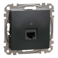 Розетка Schneider Sedna Design чорна 1-на RJ-45 5e без рамки ( SDD114451 )