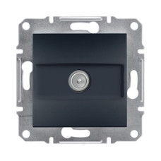 Розетка Schneider Asfora антрацит телевізійна (ТВ) 8dB прохідна ( EPH3200371 )