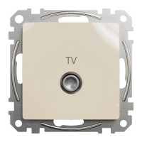 Розетка Schneider Sedna Design бежева TV кінцева ( SDD112471 )