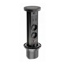 Розетка в стільницю GTV Camino 2-на з/з 2xUSB WC 10W ( AE-BPW2SACM-20 )