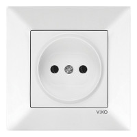 Розетка VI-KO Meridian біла 1-на без заземлення ( 90970007-WH )
