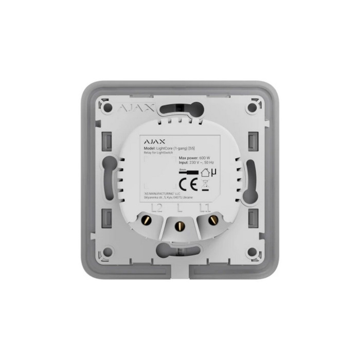 Вимикач Ajax LightCore 1-кл (мех.) ( 45110.142.NC )