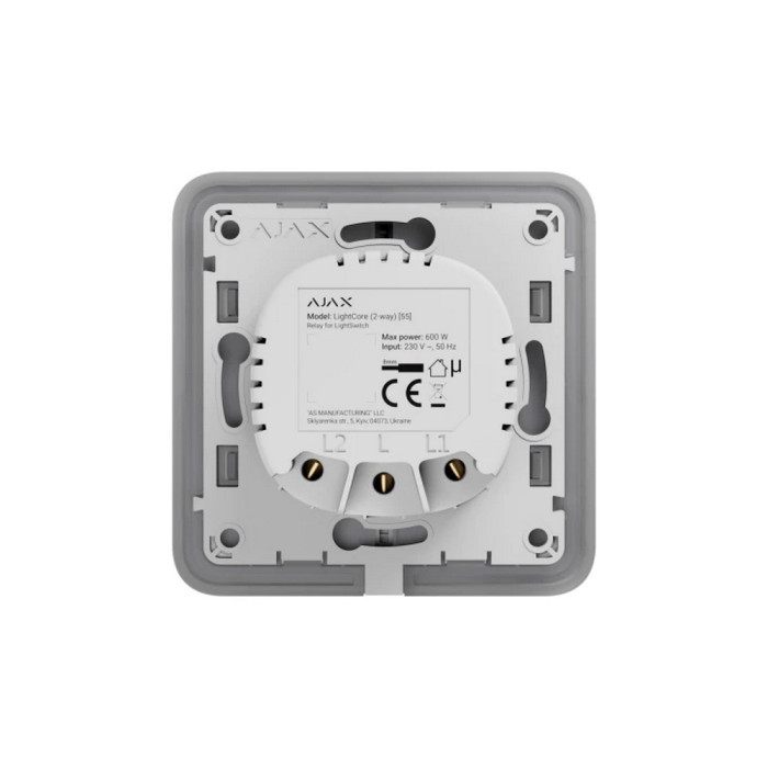 Вимикач Ajax LightCore 1-кл прохідний (мех.) ( 45112.142.NC )