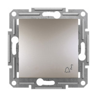 Вимикач кнопковий Schneider Asfora бронза 1-кл "ДЗВІНОК" ( EPH0800169 )