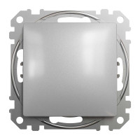 Вимикач кнопковий Schneider Sedna Design алюміній ( SDD113111 )