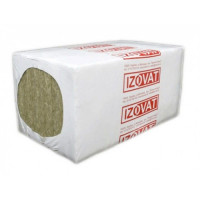 Базальтова вата IZOVAT 45 (Ізоват) 100x600x1000 мм (3 м.кв.)